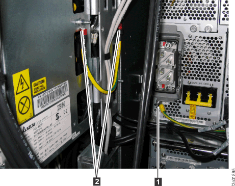DC-UPS ground strap